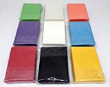 docsmagic.de 9 x 60 Double Mat Card Sleeves Small Size 62 x 89 - Black Red White Yellow Clear Light ...