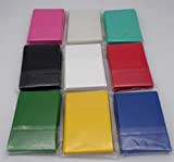 docsmagic.de 9 x 60 Mat Card Sleeves Small Size 62 x 89 - Black Blue Green Red White Yellow Pink ...