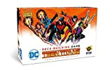 Don't Panic Games- DC Comics Deck-Building Game-Jeu de Base : Teen Titans Super Heroes Costruzione della pedana, Colore Versione Francese, ...
