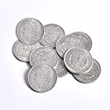 Doowops Steel Morgan Dollar (3.8cm Dia) 10pcs/Lot - Trick,Coin,Magic Tricks,Props,Accessories Magic,Appearing/Disappearing,Illusion