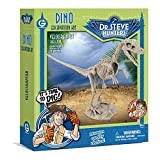 Dr Steve Hunters Dig Excavation Kit-Velociraptor-14 Pieces-Uncle Educational Toy Kit di scavo Dino Dig-Velociraptor-14 Pezzi-Zio Milton Giocattolo educativo scientifico, Multicolore, ...