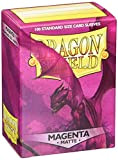 Dragon Shield- Maniche Matte Magenta (100) Bustine per Carte, Colore Count, 1