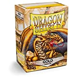Dragon Shield- Sleeves Matte Gold Bustine per Carte, Colore, Taglia unica, 1