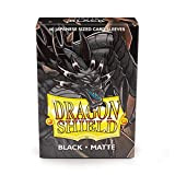 Dragon Shield-Sleeves Matte Japanese Black (60) Buste Small, Colore Nero, AT-11102