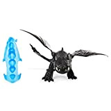 Dragons- DreamWorks Legends Evolved, Toothless Dragon Action Figure with Clip-on Accessory, Multicolore, 6058679
