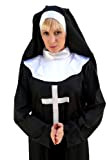 DRESS ME UP - Costume da Donna, Monaca, Madre Superiora, per Halloween, Taglia L