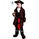 Dress Up America 708-T2 - Costume per travestimento da Pirata Dei Caraibi, Bambino, 1-2 anni