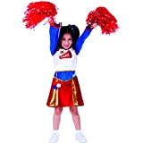Dress Up America- Costume da Cheerleader Americano Bambini, Multicolore, taglia 8-10 anni (vita: 76-82, altezza: 114-127 cm), 765-M