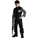 Dress Up America- Costume per Il Ragazzo Jr. SWAT Team per Bambini, Multicolore, taglia 4-6 anni (vita: 71-76, altezza: 99-114 ...