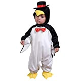 Dress Up America - Costume per travestimento da Pinguino, Bambini, 3-4 anni (vita 66-71 cm, altezza 92-99 cm)
