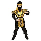 Dress Up America- Deluxe Costume Ninja Set per Bambini, Multicolore, taglia 3-4 anni (Vita: 66-71, Altezza: 91-99 cm), 288-T