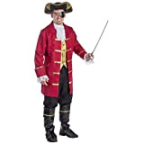 Dress Up America- Elite Uomo Pirata Capitano Costume per Adulti, Multicolore, taglia Large (Vita: 112-122, Altezza: 168-173 cm), 796-L