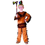 Dress Up America- Indiana Costume da Ragazzo Guerriero per Bambini, taglia 3-4 anni (vita: 66-71, altezza: 91-99 cm), 751-T4