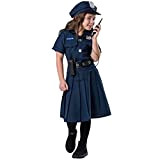 Dress Up America Ragazza agente di polizia Costume Sassy Vestito ufficiale di polizia