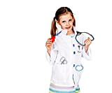 Dress Up America- Set di Vestiti da Medico di Ruolo per Bambini Disponibile in Taglia Unica (3-7 Anni) Gioco Dimensione, ...
