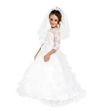 Dress Up America Sognante Sposa Piccola Ragazza Matrimonio Abito Bambini, Multicolore, taglia 4-6 anni (vita: 71-76, altezza: 99-114 cm), 881