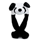 dressfan Simpatico peluche Panda Cappello da orecchio Cappello da berretto Giocattolo divertente Regalo di compleanno Con orecchie in movimento Cosplay ...