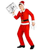 dressforfun Costume da bambino - Piccolo Babbo Natale | Parte superiore e pantaloni in morbido tessuto dall’effetto pile | incl. ...