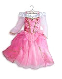 DS Disney Store Costume Bambina Bimba Originale Principessa Aurora La Bella Addormentata nel Bosco 11-12 Anni