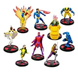 DS Set 9 Personaggi PVC X-Men Marvel WOVERINE Rogue Tempesta... Disney Store
