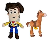 DSNEY Toy Story - Pack 2 peluches Sheriff Woody 13 "/ 33cm + Cavallo Bullseye 9'84"/25cm (Woody di Voce in ...