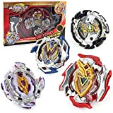 DTZW 4 Pezzi/Set Bey Burst Wrestling Masters Fusion Spinning Top Trottola Gyro Metal Speedy Toy for Kids