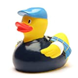 Duckshop I Golf Duck - Paperella da bagno con paperella e paperella I L 11 cm