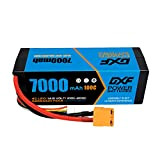 DXF 4S Batteria Lipo 14,8 V 100C 7000mAh Batteria rigida con spina XT90 per veicoli RC 1/8 e 1/10 auto ...