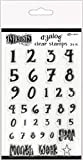 Dyan Reaveley's Dylusions Clear Stamps 4"X8"-Numerology