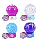 DYNIT KIDS- Magic Crystal Slime Ball, Assortimento, Colore Bianco, Viola, Rosa e Azzurro, DIM02014P