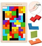 EACHHAHA Wooden Tetris Puzzles Box Toys，Brain Teasers Wooden Puzzle Block，Educational Puzzles Toys,Tangram Puzzles For Kids 3 4 5 6 Years ...