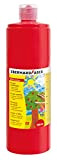 Eberhard Faber 578921 - EFA Color finger paint in una bottiglia, colore rosso geranio, contenuto 750 ml, ad asciugatura rapida ...
