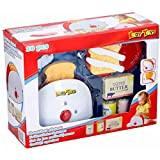 Eddy Toys Set da 10 pezzi, tostapane, burro, tostapane, miele, cucina per bambini, elettrodomestico, elettrodomestico