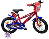 EDEN-BIKES Spider Man, Bicicletta per Bambini Ragazzo, Multicolore, 14"