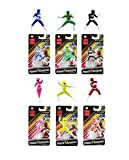 Edizione limitata Power Rangers 6,3 cm Mini figure - blu, verde, nero, rosa, giallo e rosso Rangers Set di tutti ...