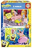 Educa-2x48 Bob Esponja 2x48 Spongebob, Colore Vario, 19388