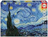 Educa Adult 1000 La notte stellata, Vincent van Gogh Puzzle 1000 cartone | Puzzle 19263. | Educa Genuini Puzzle per ...