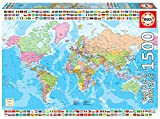 Educa Adult Adult 1500 MappaAMundi Político Puzzle 1500 Cartone | Puzzle genuino 18500. | Educa Genuini Puzzle per Adulti e ...