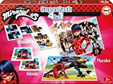Educa Bambini Superpack Miraculous Ladybug identic + Domino + Puzzle | SuperPack 4 in 1. | Educa crea giochi educativi ...