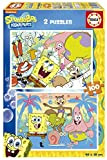 Educa Bob Esponja 2 x 100 SpongeBob, Colore Vario, 19389