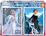 Educa - Disney Frozen II. 2 puzzles di 500 pezzi di Ana ed Elsa. Rif. 19016