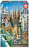 Educa - Serie Miniature. Collage Gaudi. Puzzle per Adulti. Il puzzle da 1000 pezzi più piccolo del mondo. Rif. 11874