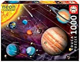 Educa - Serie Neon Fluorescent. Sistema Solare. Puzzle per Adulti. Brilla al Buio. 1000 pezzi. Rif.14461