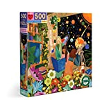eeBoo Piece and Love Bookstore Astronomers - Puzzle quadrato per adulti, 500 pezzi, multicolore