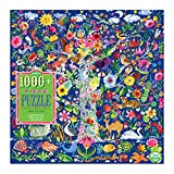 eeBoo Piece and Love Tree of Life - Puzzle da 1000 pezzi, quadrato, per adulti