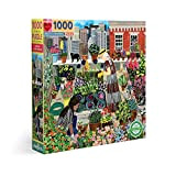 eeBoo Puzzle carré 1000 pièces : Jardinage Urbain