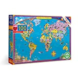 eeBoo- Puzzle, Mappa del Mondo, PZWR2