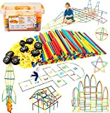 EFO SHM Giocattolo da costruzione, mattoncini da costruzione, giocattolo creativo per bambini, giocattolo educativo STEM, 500 pezzi, set di collegamento ...