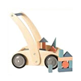 Egmont Toys - Carrello per la spesa con blocchi in legno - Legno massiccio - 511103