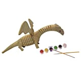 Egmont Toys - Drago Dipingere Gioco per creare un Dinosauro di legno, ragazze a partire da 3 anni, Multicolore (630558)